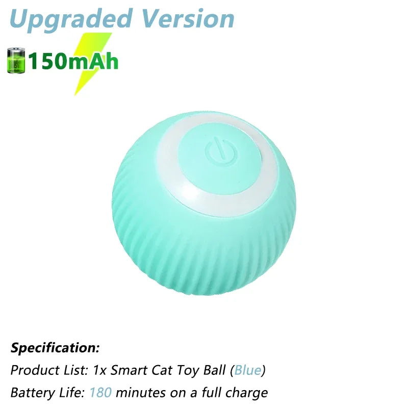 Cat Interactive Ball Electric Automatic Rolling Ball Smart Toys for Cats Smart Cat Toy Rotating Ball Cat Game Accessories